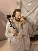 Antiker Josef mit Jesus, shabby brocante, Heiligenfigur Nordrhein-Westfalen - Grefrath Vorschau