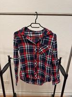 Damen Hemd Bluse Rot/Blau kariert mit Knöpfen Neustadt - Gartenstadt Süd Vorschau