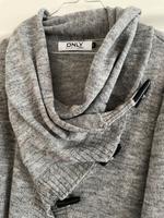 ONLY lange Strickjacke Cardigan grau meliert Gr.L Bielefeld - Brackwede Vorschau