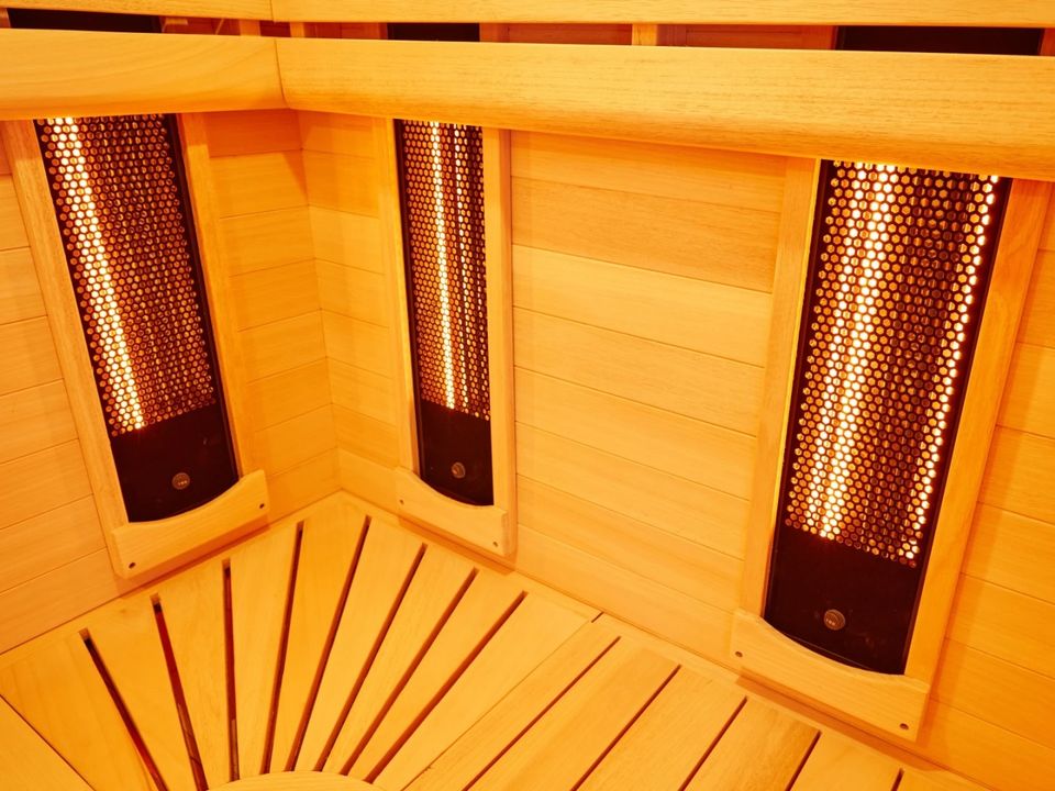 Sauna Wärmekabine m. Infrarot-Heizung, NEU, B180xT140xH190cm in Augustdorf