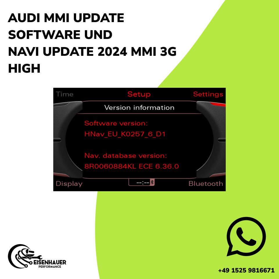 *MMI Update* Software und Navi Update 2024 MMI 3G High in Ronnenberg