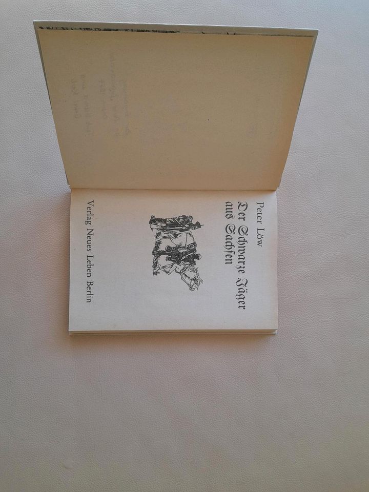 Kinderbuch DDR "Der schwarze Jäger aus Sachsen" 1983 in Dresden