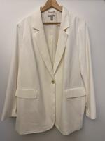 Blazer weiß oversized von H&M in Größe 46 Niedersachsen - Marxen Vorschau