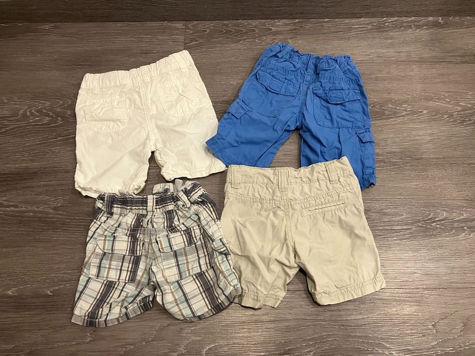 4 kurze Hosen / Shorts, Gr. 74/80 in Hirschberg a.d. Bergstr.