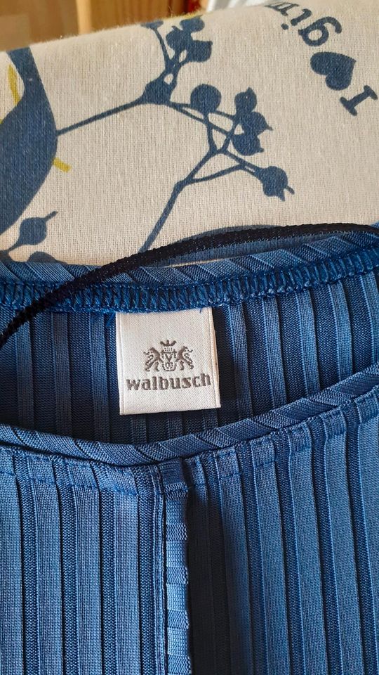 Vfrei❤Walbusch⭐Shirt 40/42 Kofferware blau tolles Material wNeu in Kölleda