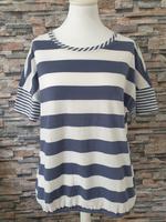 blau-weiß gestreiftes Blusenshirt von Tchibo Größe M 40-42 Saarland - Oberthal Vorschau