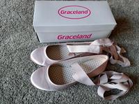 Graceland Ballerina Schuhe Gr. 39, rosa Bänder, Niedersachsen - Friesoythe Vorschau