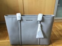 Michael Kors MK Tasche Shopper grau aus Leder mit Reißverschluss Nordrhein-Westfalen - Brühl Vorschau