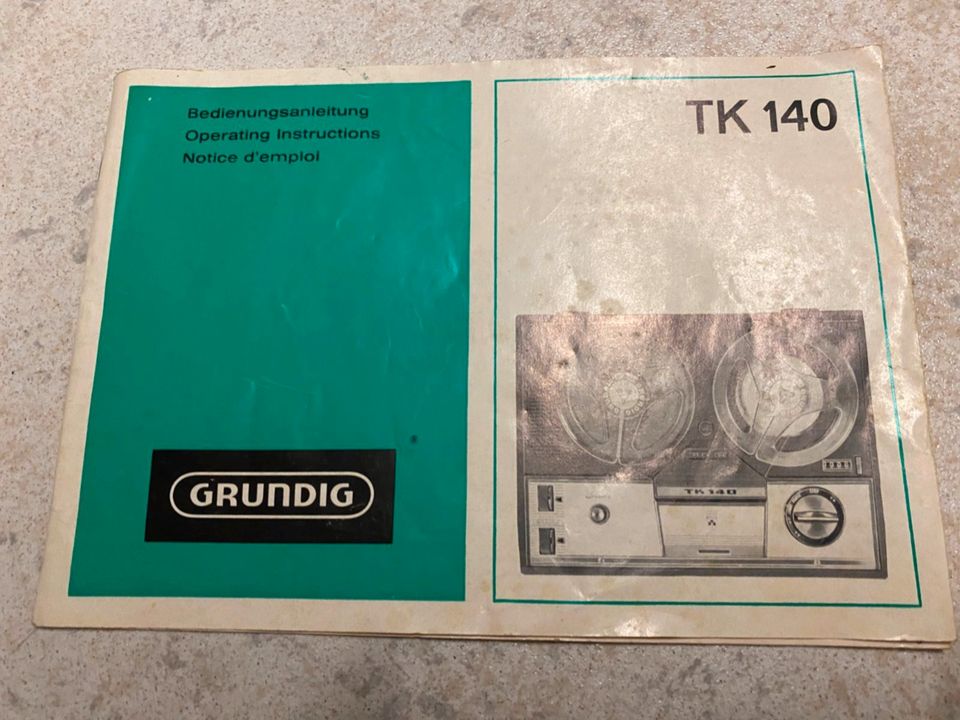 Grundig TK 140 deluxe Tonbandgerät in Grevenbroich