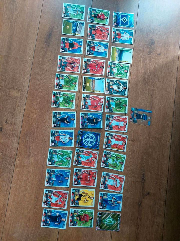 Match Attax Fussball Sammelkarten Bunte Mischung in Kamenz