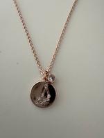 Halskette Modeschmuck neu Rosé Gold Optik mit Anhänger Niedersachsen - Stade Vorschau