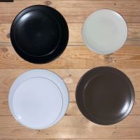 Ikea Färgklar - Ess- & Kuchenteller - weiß, schwarz, beige, braun Niedersachsen - Unterlüß Vorschau