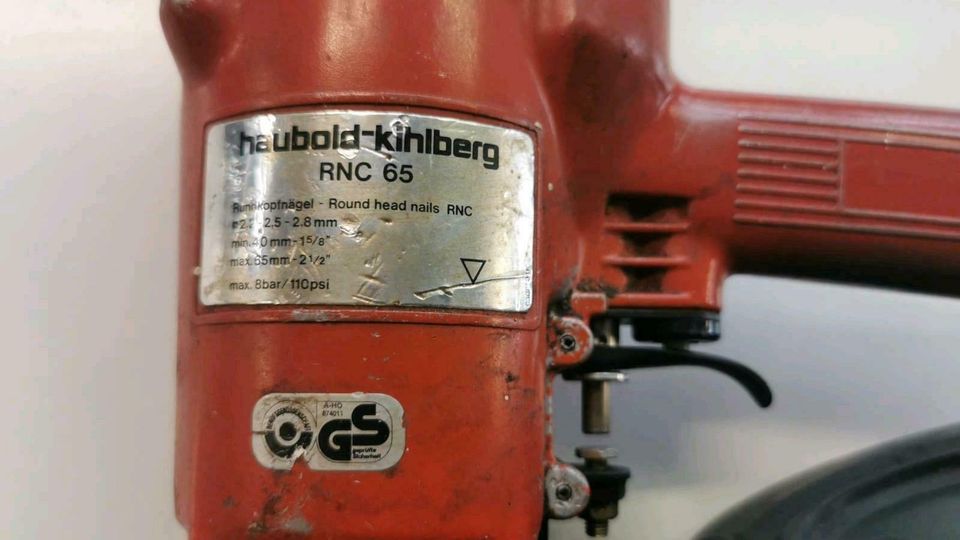 Haubold-Kihlberg Druckluftnagler Pneumatisches Nagelschussgerät in Reutlingen