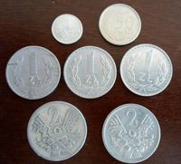 7 Münzen aus Polen 1949-1992 Dresden - Klotzsche Vorschau