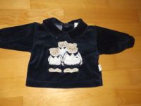 Dunkelblaues Nickishirt mit Kragen und Teddy-Applikation SMILY 56 Bayern - Velden Vorschau