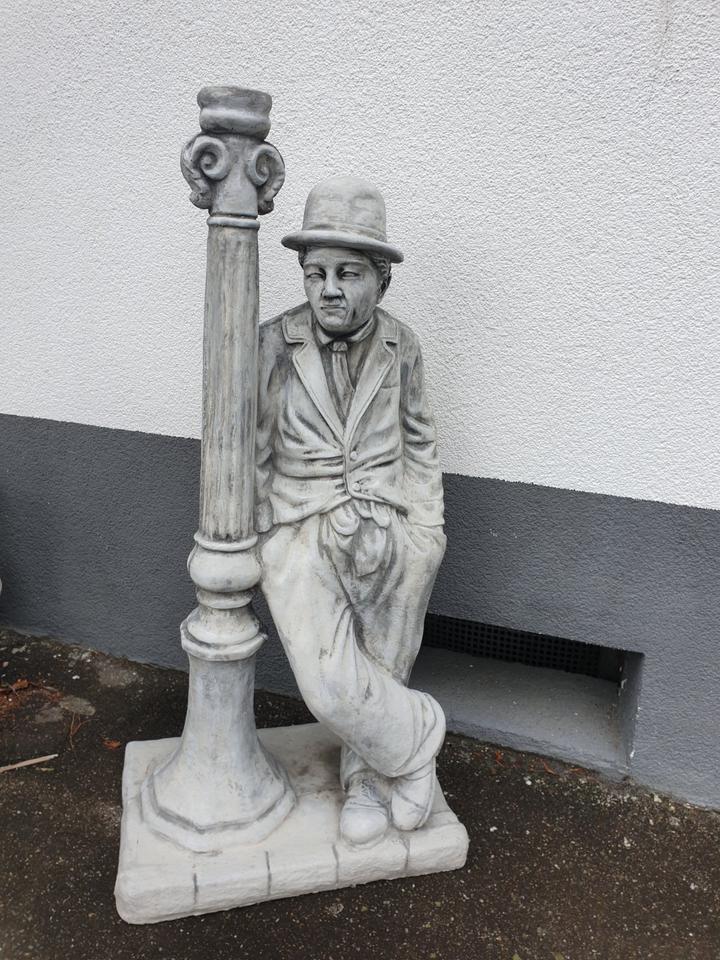 #GartenStatue Charlie Chaplin#SteingussFiguren#DekoFiguren in Eberhardzell