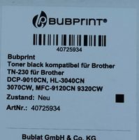 NEU 1 Toner Schwarz für Brother TN-230 / BLACK TN230, B230BK Nordrhein-Westfalen - Gummersbach Vorschau