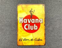 Retro Blechschild Deko Schild Vintage 20x30cm Havana Club *Neu* Baden-Württemberg - Walddorfhäslach Vorschau
