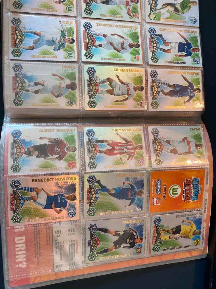 Topps Match Attax Sammelmappe Bundesliga 2010/2011 in Ilmenau