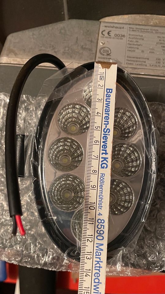 Led Strahler Scheinwerfer Traktor 12v Oval in Bayern - Hof (Saale), Gebrauchte Agrarfahrzeuge kaufen