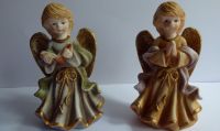 2 antik Engel Skulptur Keramik Porzellan Figur Steinzeug Konfirma Berlin - Köpenick Vorschau