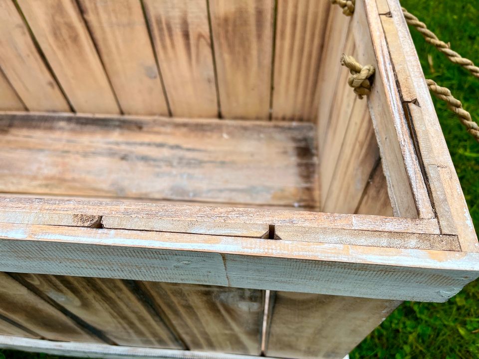 Wäschetruhe Box Schatztruhe Spielzeugkiste Kiste Holzkiste in Essen