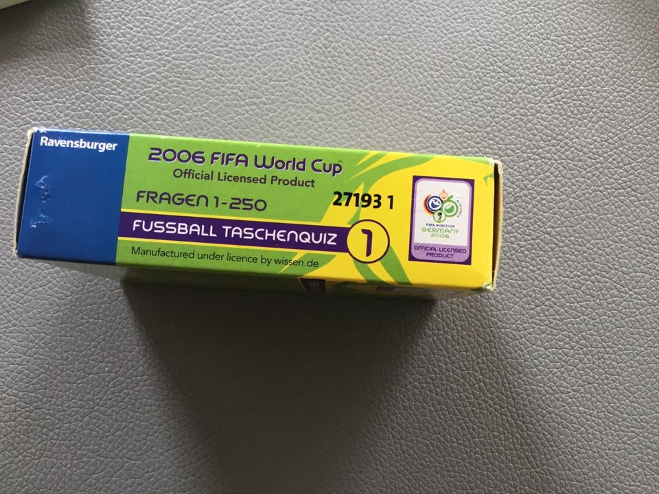 Fußball Taschenquiz 250 Fragen, 2006 Fifa World Cup Ravensburger in Vogt