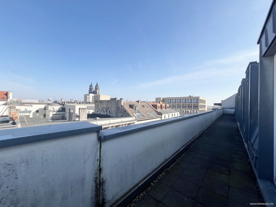 Große, helle & offen gestaltete Büroeinheit mit Dachterrasse & toller Aussicht in der Keplerstraße! in Magdeburg