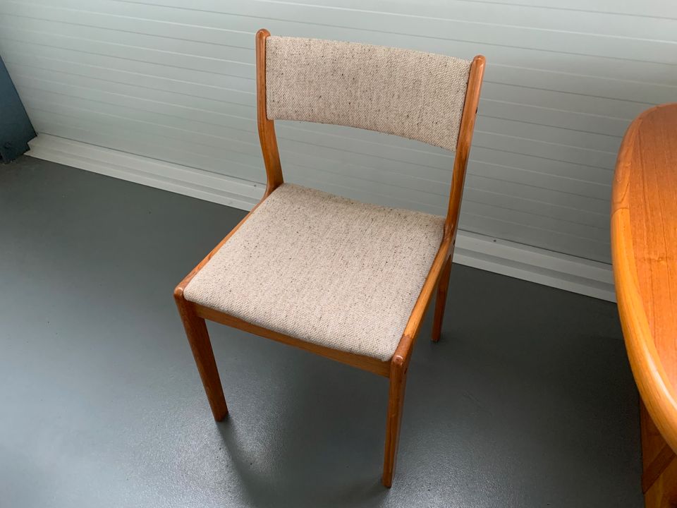 Esstisch u. 5 Stühle Danish Teak Esszimmer Findahl Skovby TOP in Husum