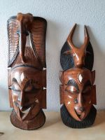 Afrikanische Holzfiguren - Wandschmuck handgefertigt Nordrhein-Westfalen - Paderborn Vorschau