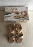 Leder-Sandaletten in gold/beige, Größe 38 - NEU Bayern - Schöllkrippen Vorschau