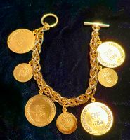♥️Christian Dior ♥️Vintage Armband Gold „1989 Revolution“ RAR Düsseldorf - Altstadt Vorschau