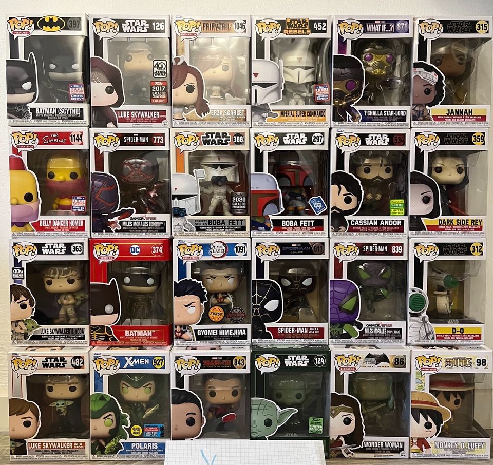 Funko‘s Marvel/DC/Anime/ Star Wars/The Simpsons in Aachen
