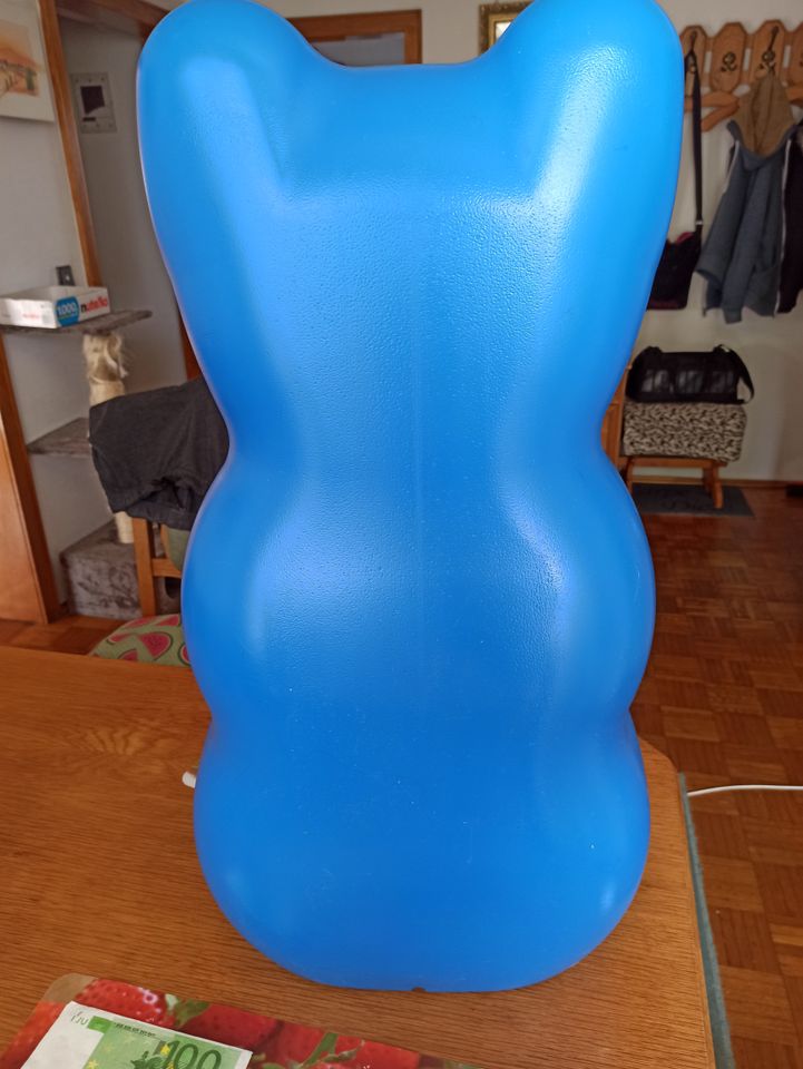 Rarität Gummibärchen Lampe Messow ca 70cm blau Vintage 80-90 Jahr in Lünen