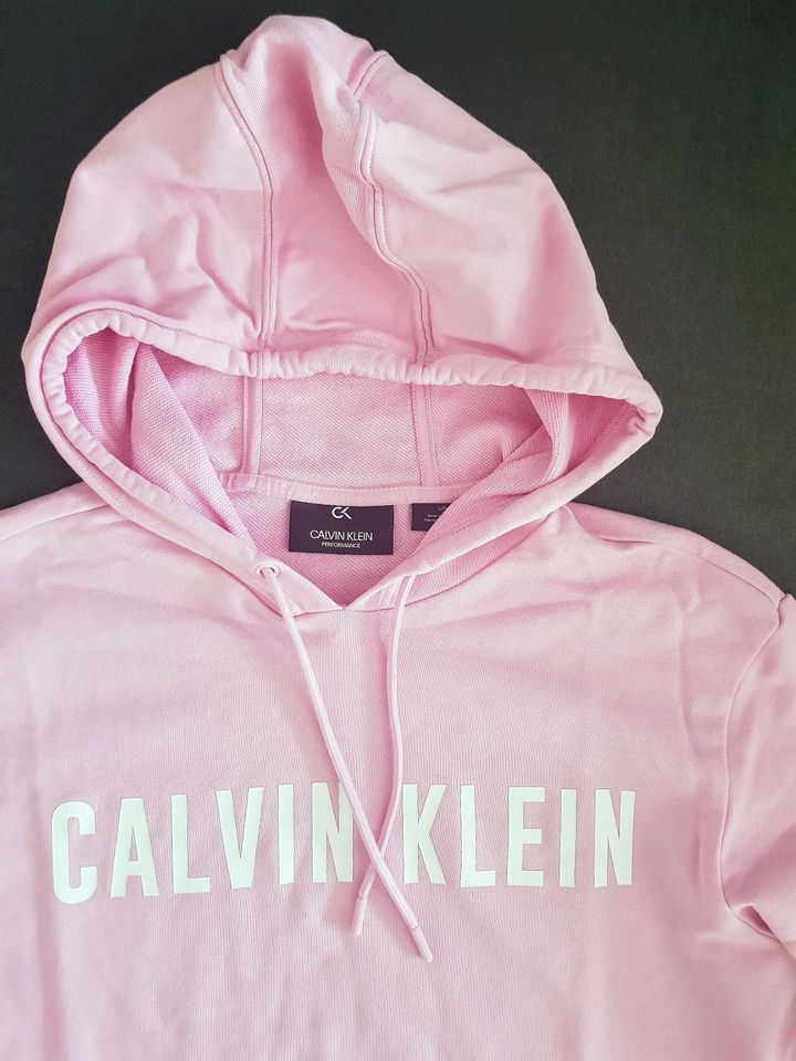 Calvin Klein CK Ladies Hoodie Flieder Rosé L in Stutensee