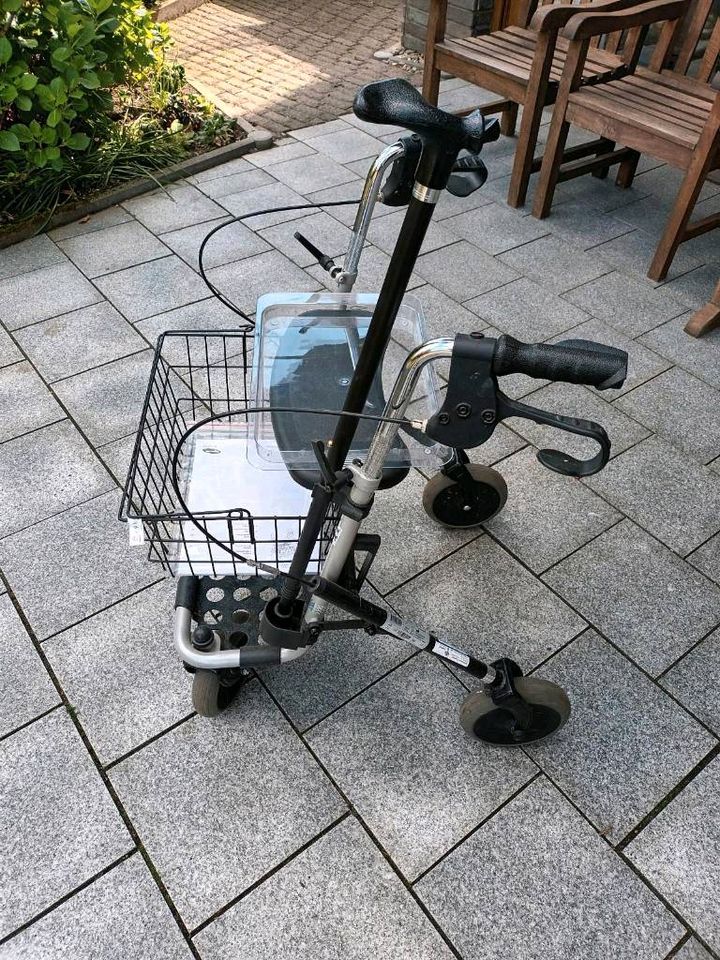 Rollator Invacare P452E/3 Banjo incl. Gehstock in Witten