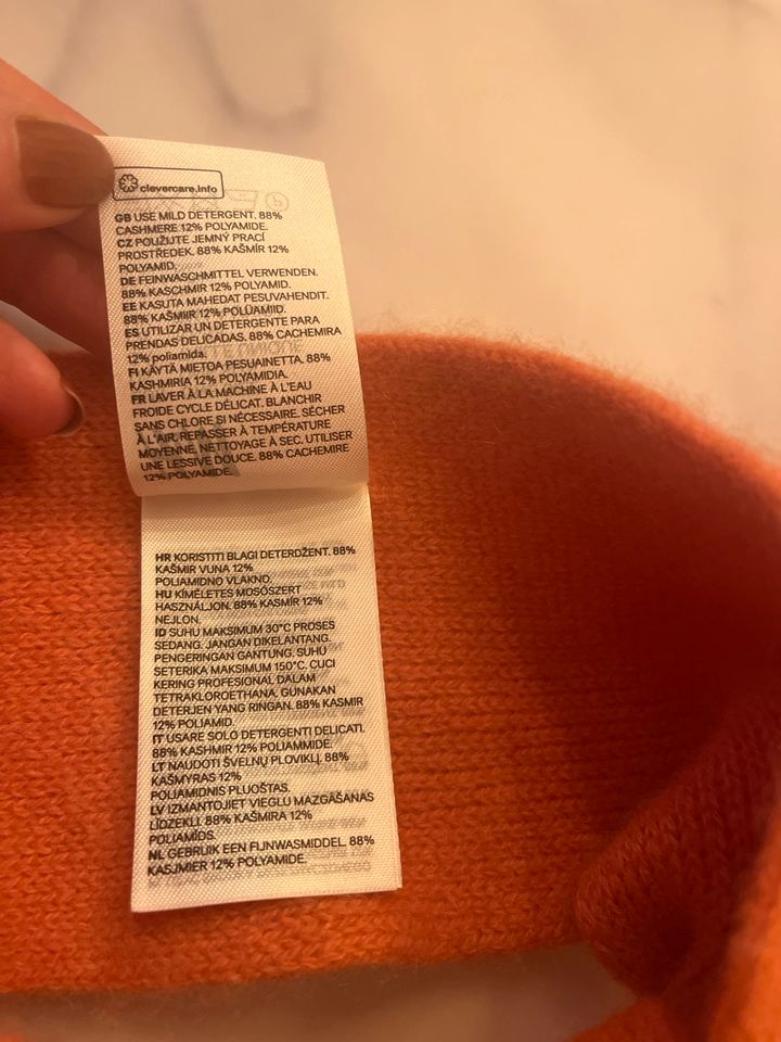 Stirnband Mütze Haarband Ohrenwärmer H&M beige Creme orange neu in München