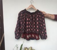 Oberteil Tunika bunt Off Shoulder Muster Hippie Ethno paisley Nordrhein-Westfalen - Blomberg Vorschau