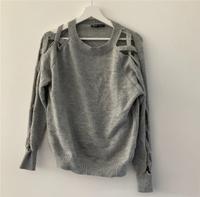 Pullover Damen grau Shein Gr L Bayern - Heroldsberg Vorschau