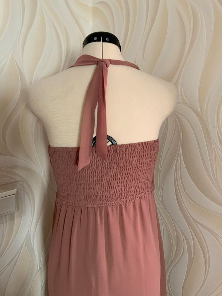 Bodenkleid Maxikleid Gr.XS 34 Rosé Puder fließend schön in Pforzheim