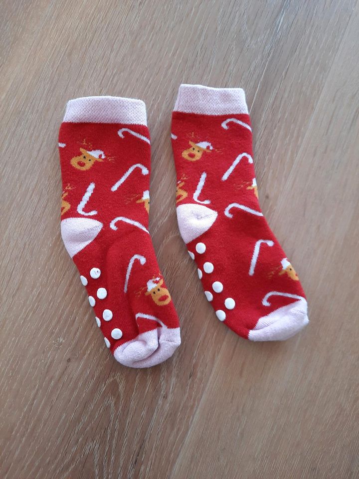 Stoppersocken, NEU, Gr. 23-26, Weihnachtsmotiv in Deggendorf