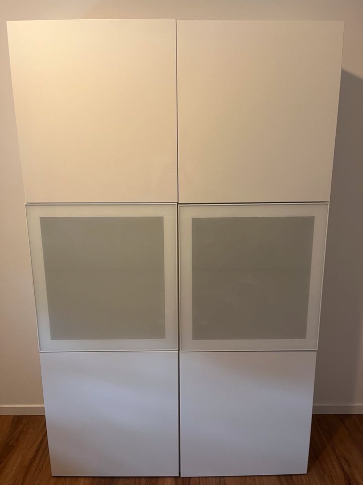 Ikea BESTA Fronten SELSVIKEN Türen GLASSVIK 6 weiß Glas in Garbsen