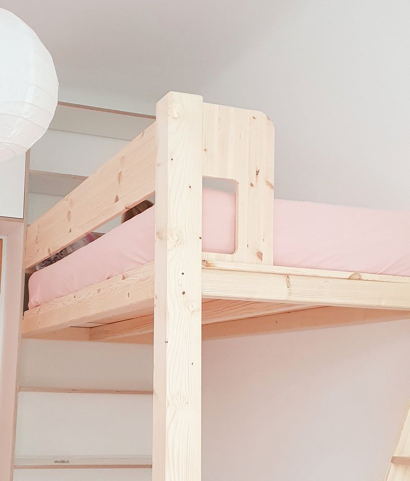 Hochbett bauen, Einbaumöbel, loft bed, 3D Voransicht, Handwerker in Berlin