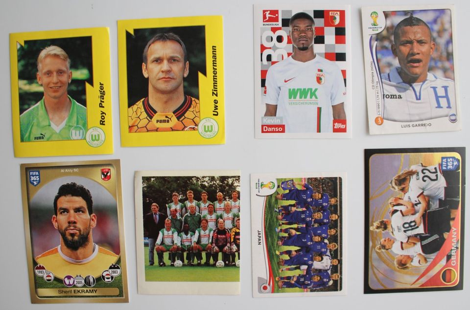 Fussball Karten + Sticker Panini: Bundesliga France WM 1998 2018 in Berlin