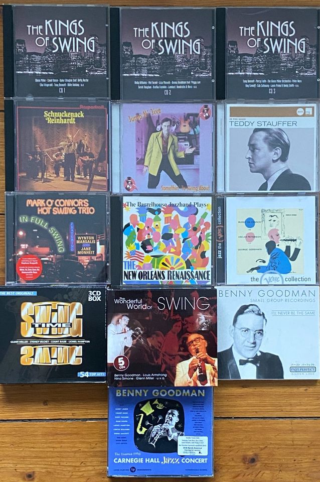 20 Musik CDs Swing Benny Goodman Glenn Miller in Darmstadt