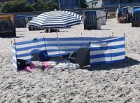Strand windschutz, sehr groß, Stoff, Holz,Urlaub Brandenburg - Eisenhüttenstadt Vorschau