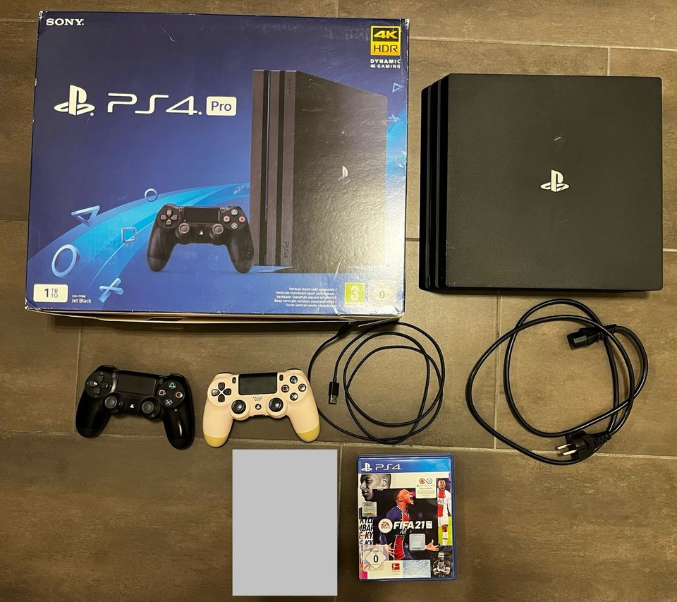 PS4 Pro 1TB, schwarz in Lüdinghausen