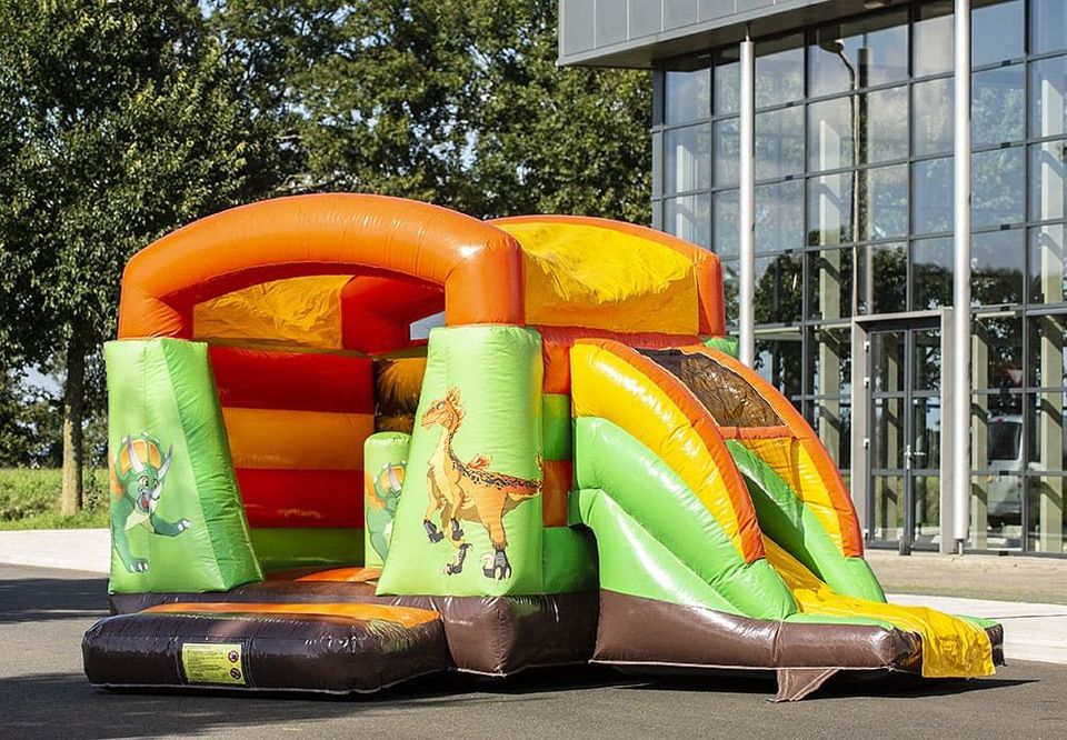 Hüpfburg für Kleinkinder mieten Minidino mit Rutsche für nur 79 € in Oranienburg