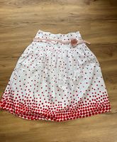 Süßer Rock vintage Retro weiß mit roten Punkten polkadots S 36 Bayern - Waakirchen Vorschau