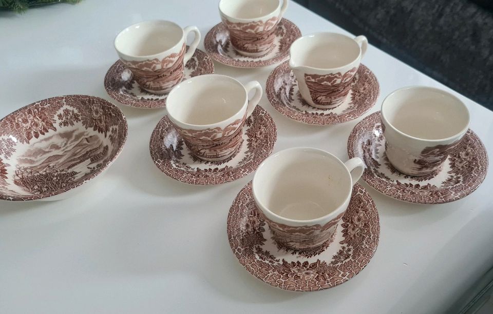 4 Set Kaffeeservice Haweswater England Original in Weil der Stadt